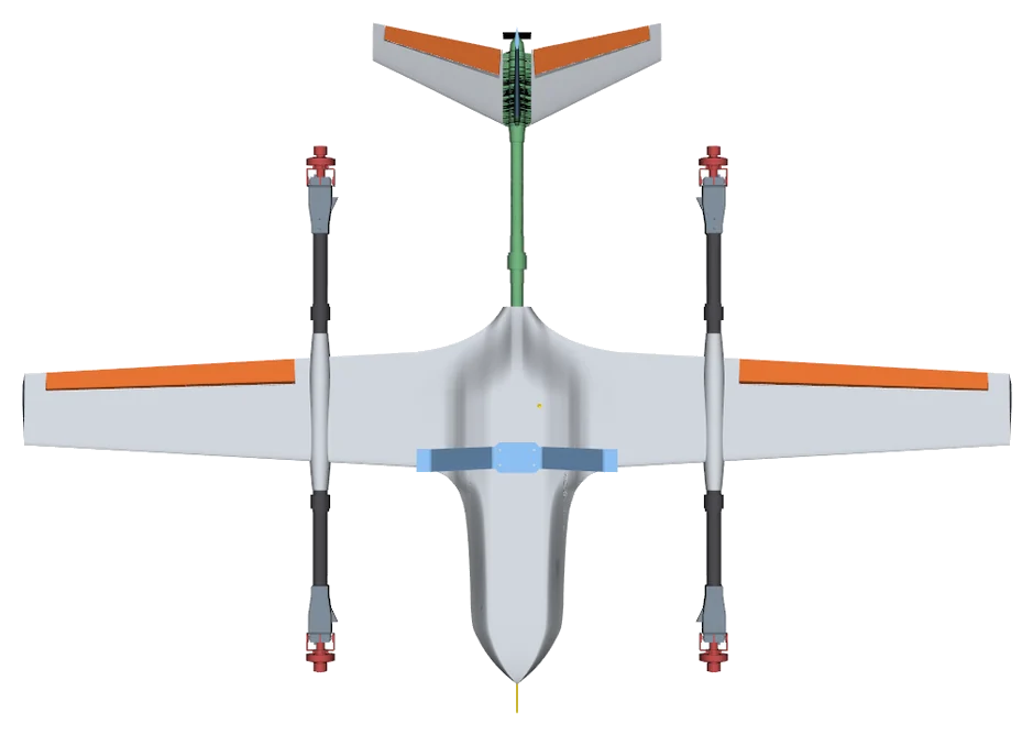 Render of the R26 from below