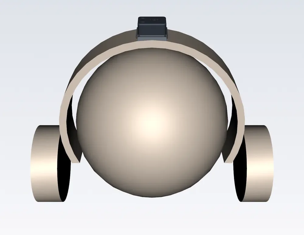 Pod on a headset